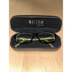 Helium Paris 4223 TORT GREEN Eyeglasses Frames 51/17-140 Frames Only Designer